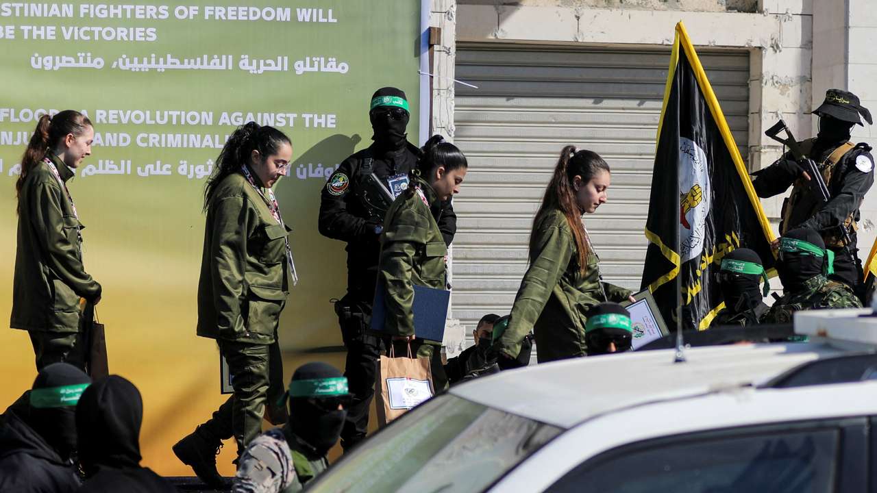 Hostages-prisoners swap deal between Hamas and Israel, in Gaza