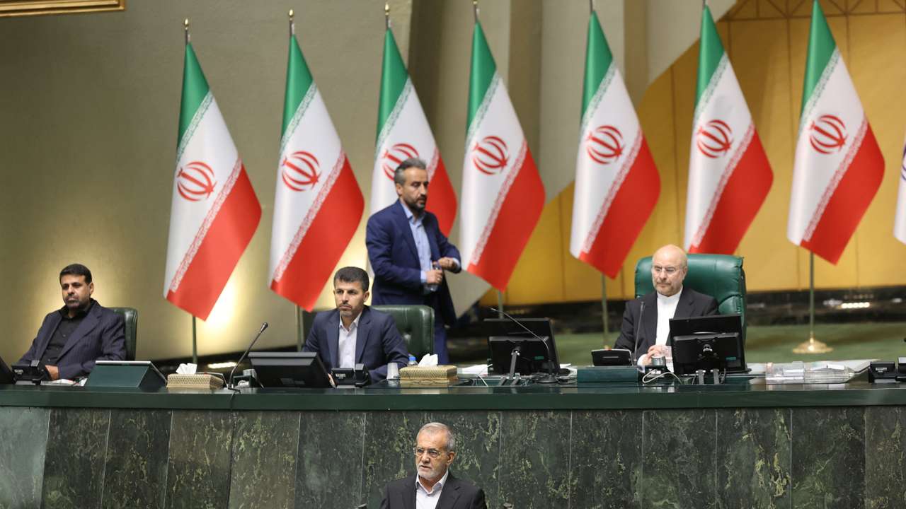 Swearing-in ceremony of Iran's new President, Masoud Pezeshkian, in Tehran