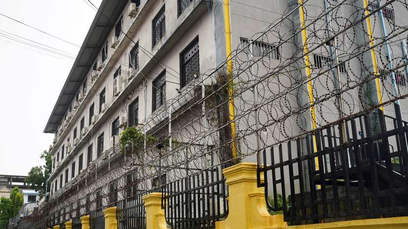 FILE PHOTO: Cambodian police raid alleged cybercrime trafficking compounds