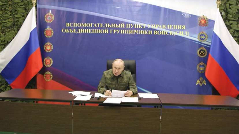 Russia's President Putin visits armed forces' command post amid Russia-Ukraine conflict