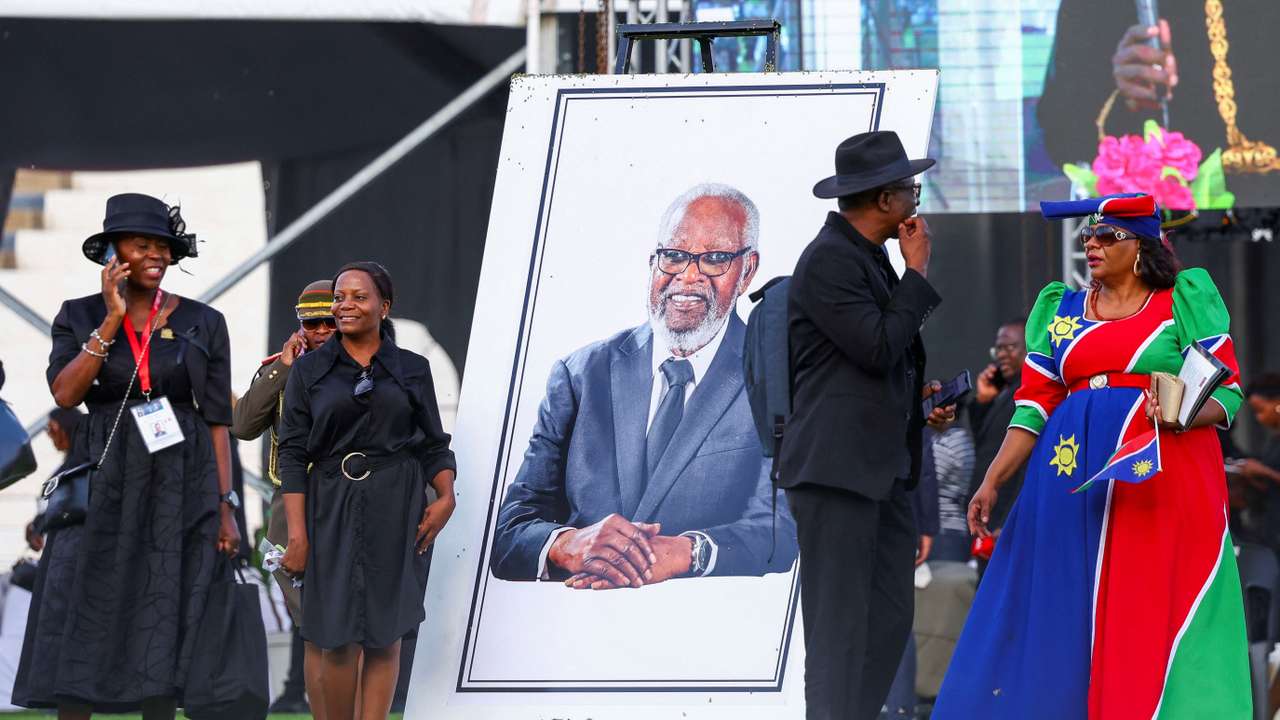 Sam Nujoma's memorial service in Windhoek