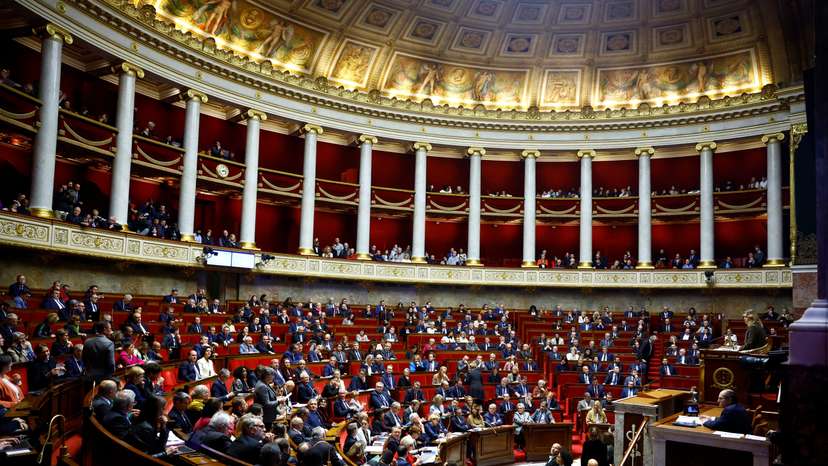 Questions to the government session at the National Assembly in Paris