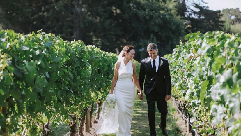 New Zealand ex-Prime Minster Jacinda Ardern weds longtime partner Clarke Gayford in Havelock North