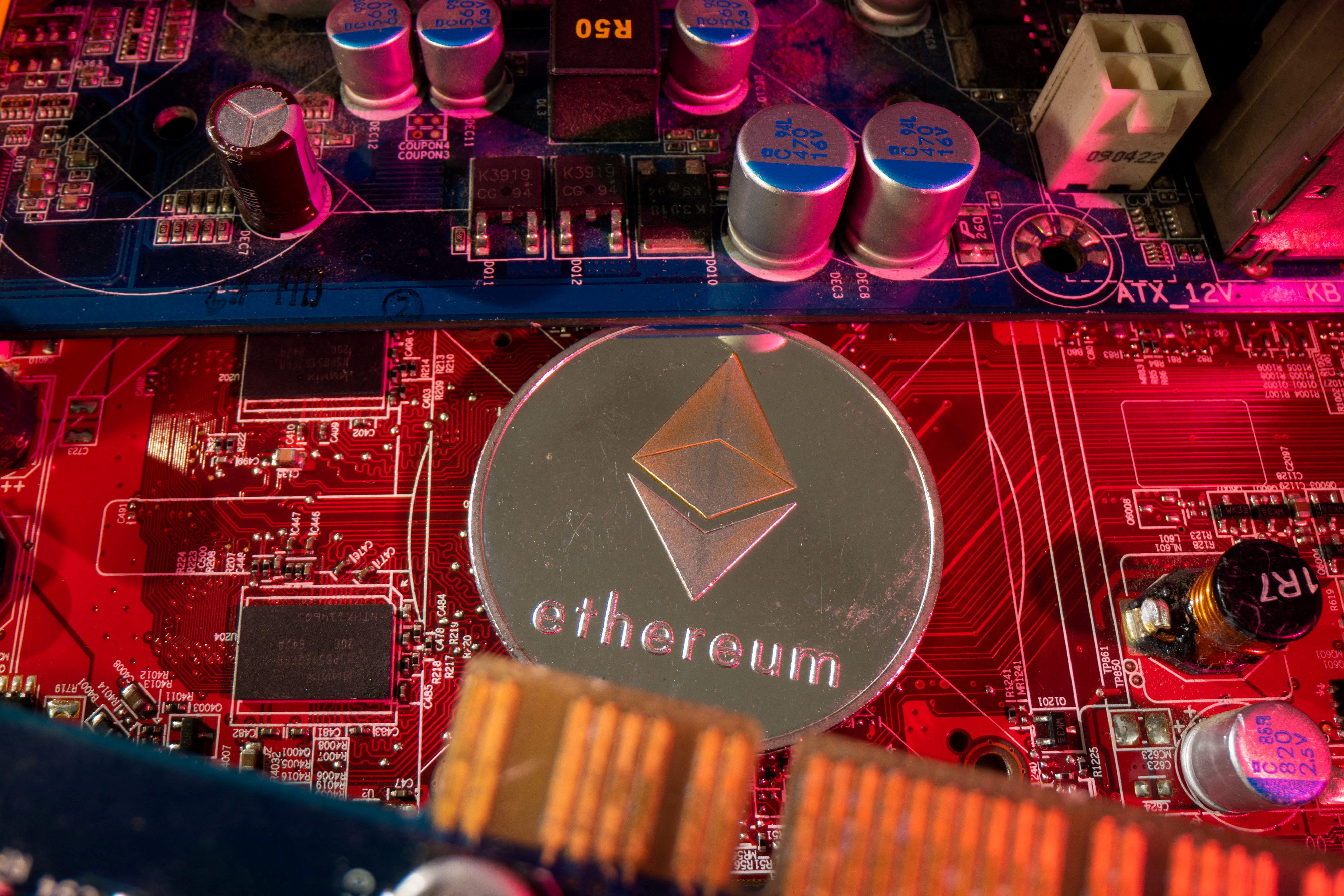 FILE PHOTO: Illustration shows representation of cryptocurrency Ethereum