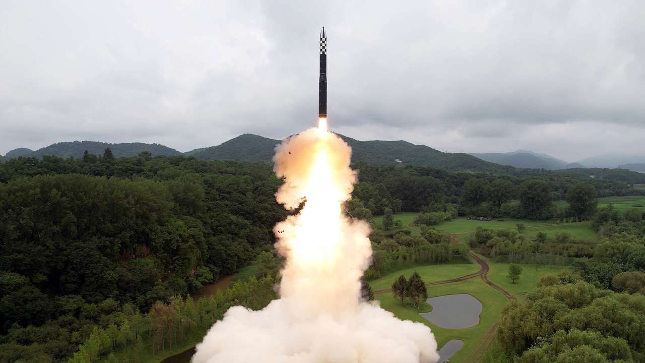 Hwasong-18 ICBM test launch