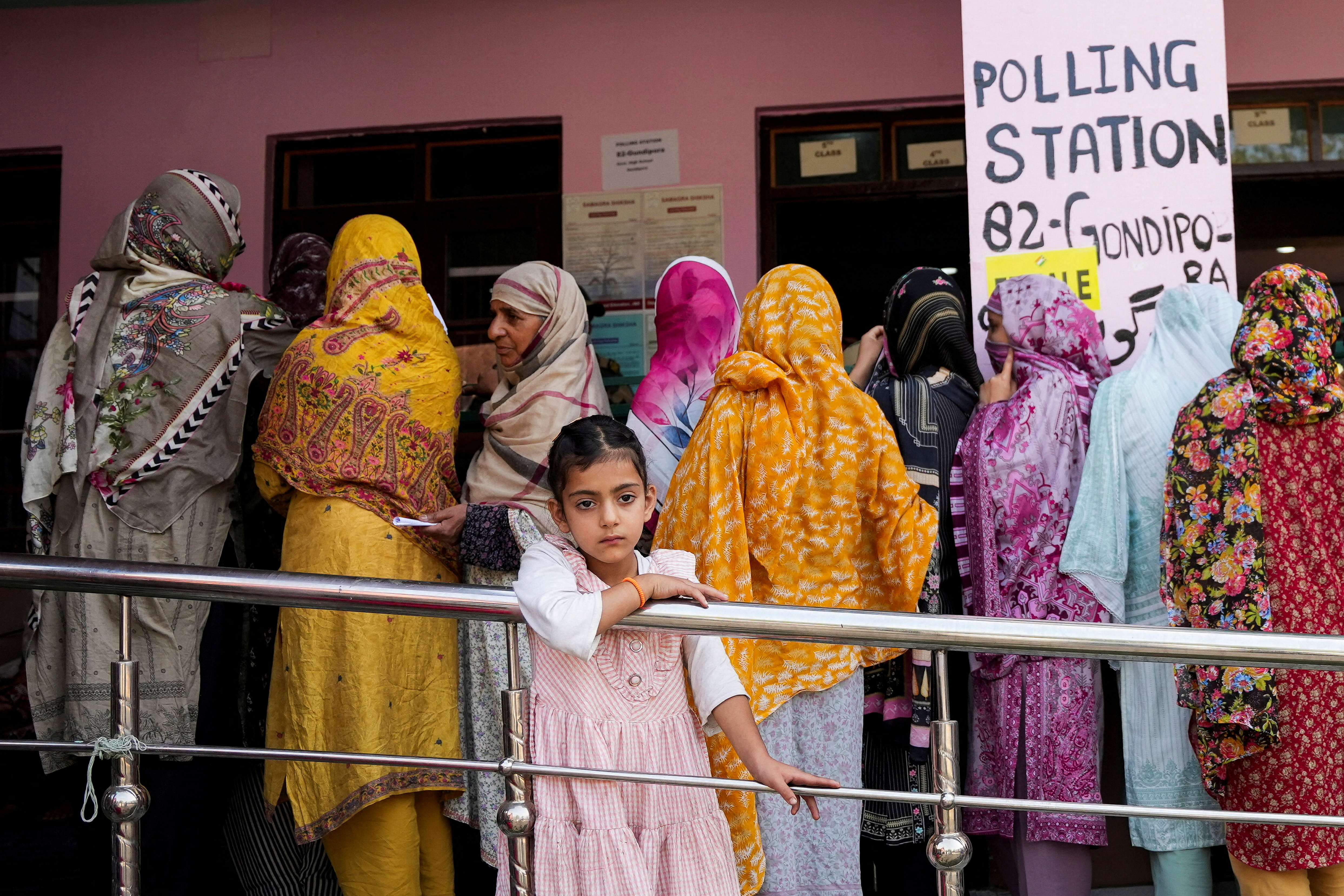 Second phase of the assembly elections in Kashmir's Budgam district