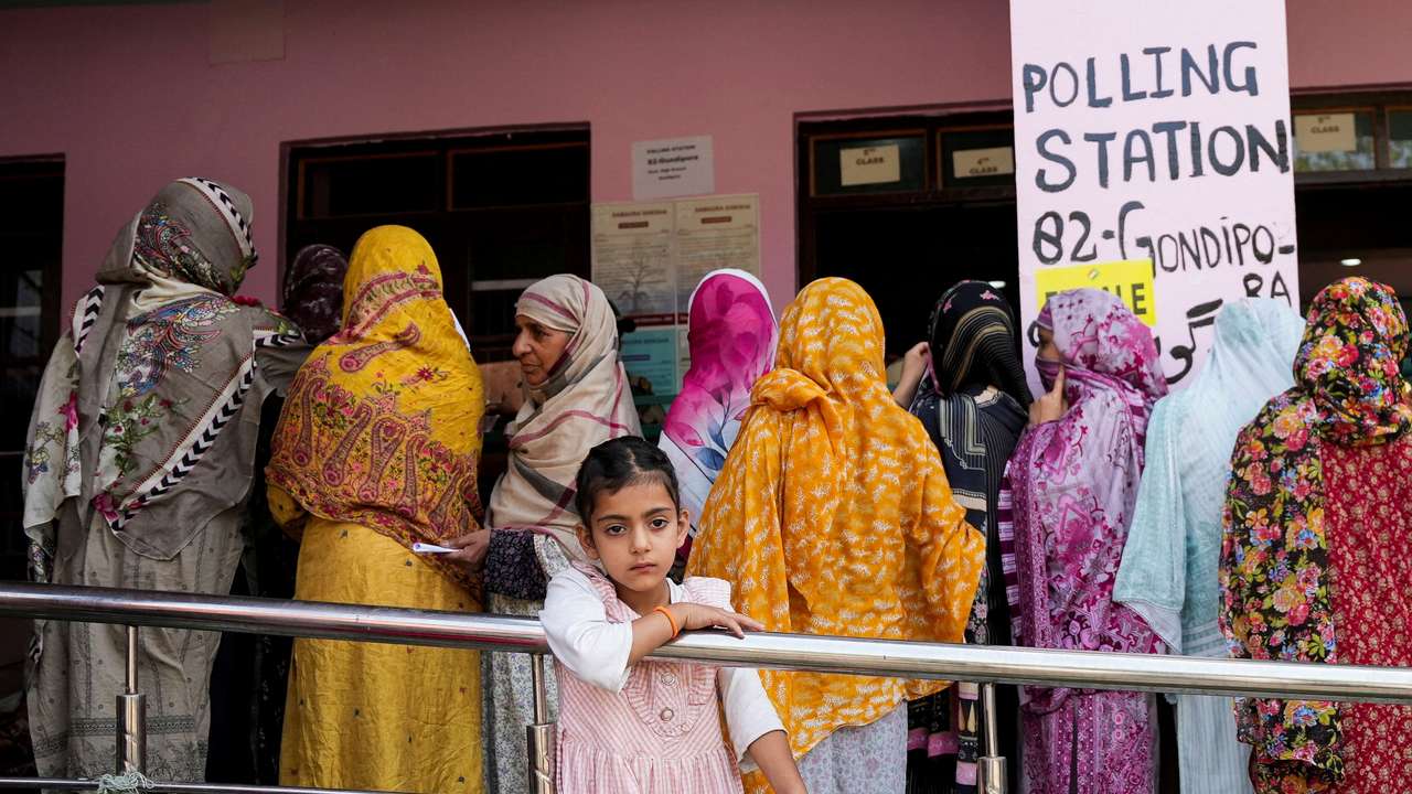 Second phase of the assembly elections in Kashmir's Budgam district