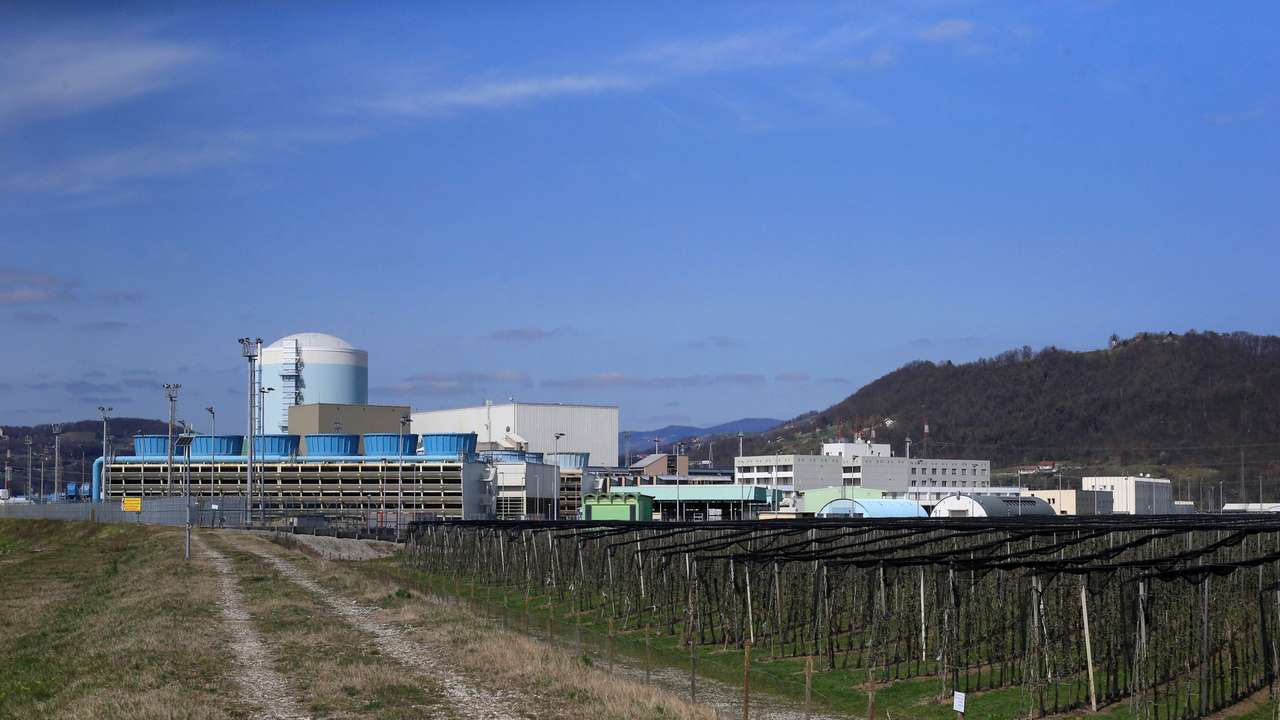 FILE PHOTO: Nuclear power plant is seen in Krsko