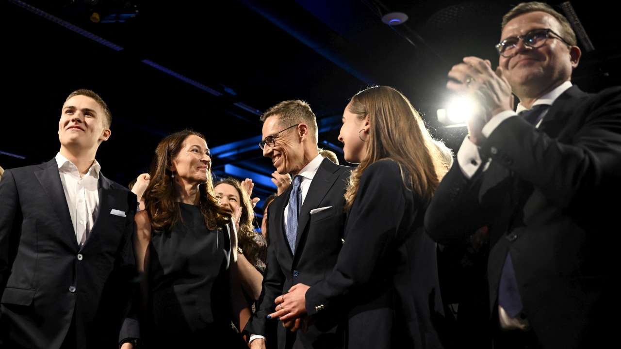 Election reception of NCP presidential candidate Alexander Stubb in Helsinki