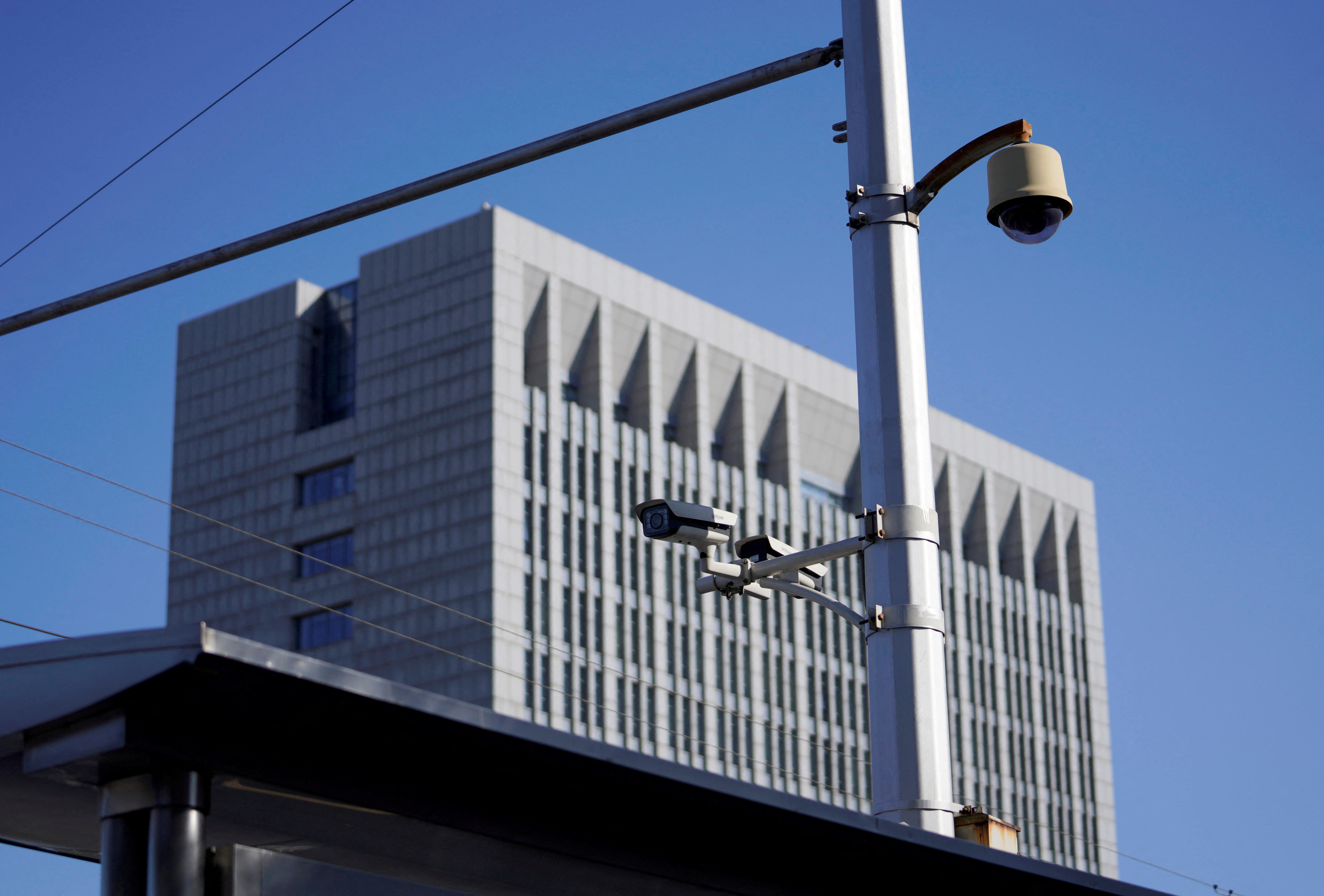 FILE PHOTO: The headquarters of the Central Commission for Discipline Inspection of the Communist Party of China is pictured in Beijing