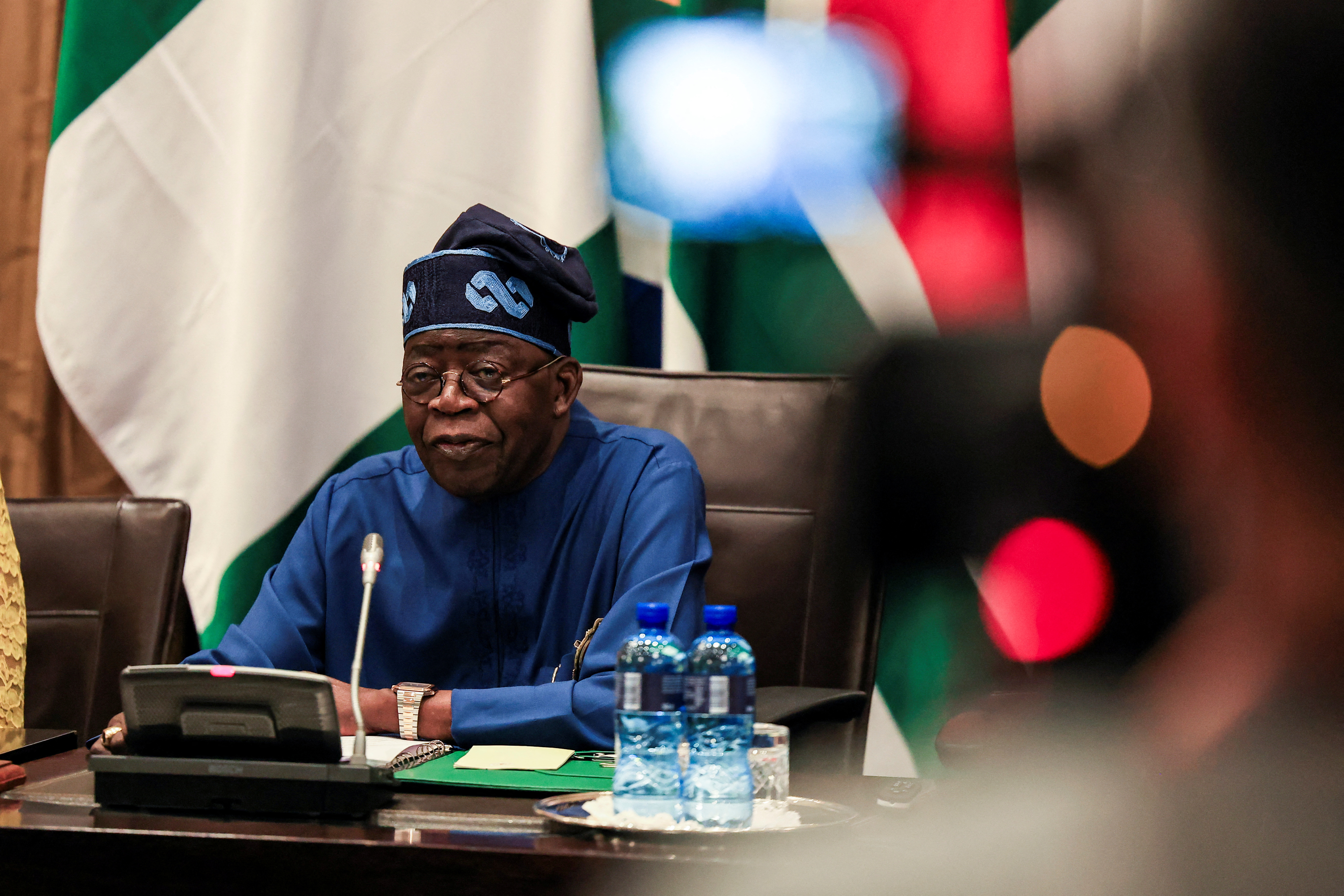 Nigerian President Bola Tinubu visits South Africa