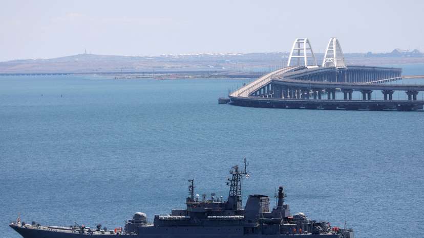 Crimea bridge damaged following alleged attack