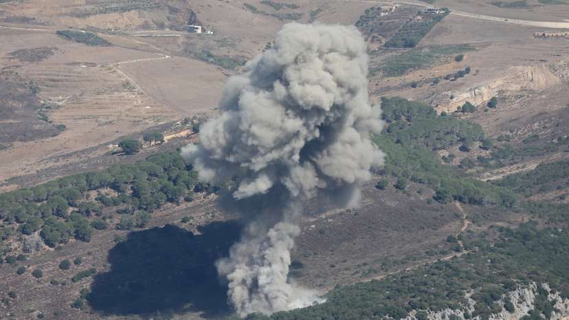Smoke billows over southern Lebanon