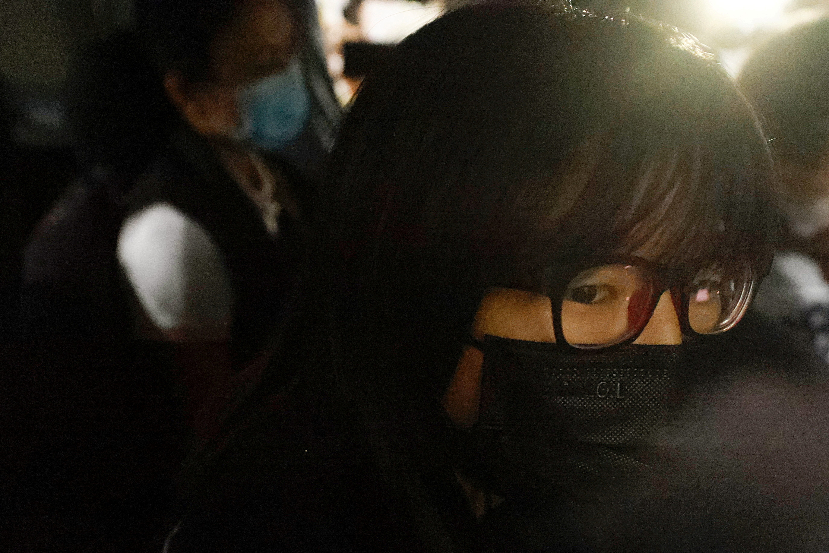 FILE PHOTO: Hong Kong pro-democracy activist Chow Hang-tung is seen after being detained