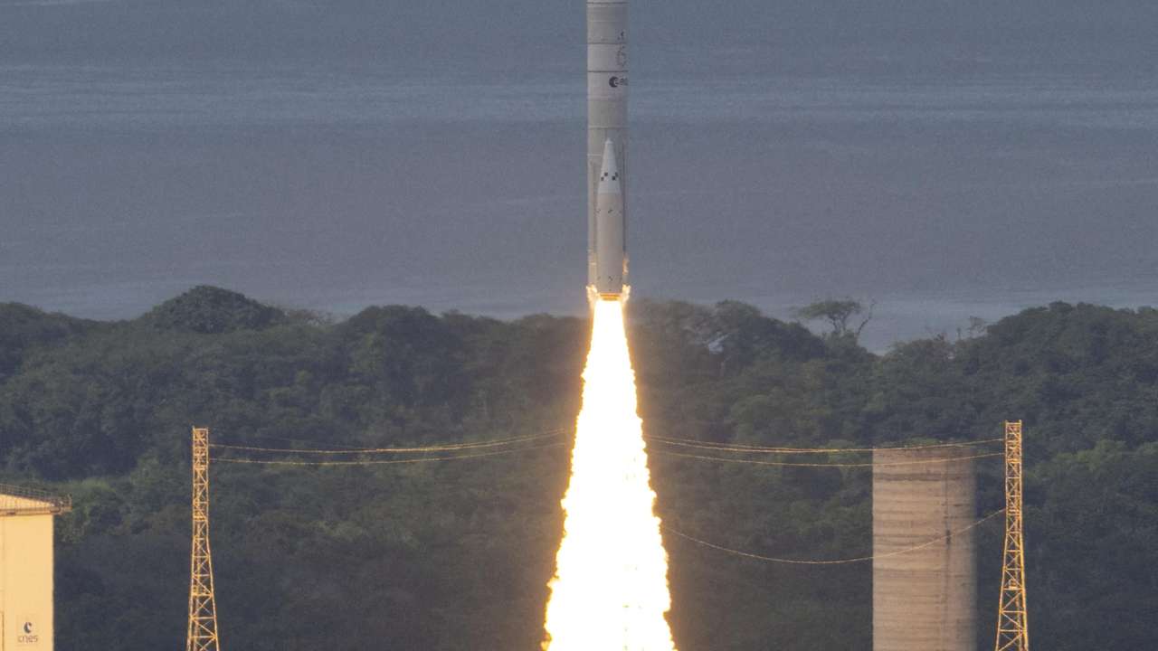 Europe's Ariane 6 rocket takes off, in Kourou