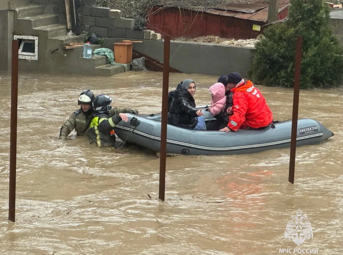 Flood in the Russia’s republic of Dagestan