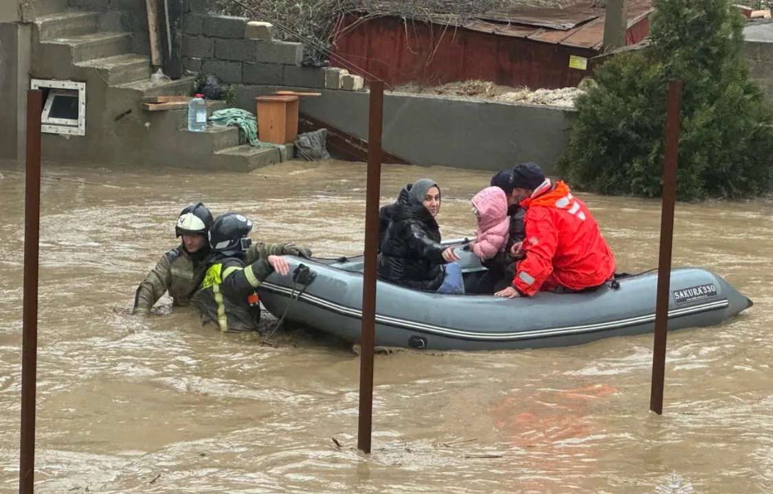 Flood in the Russia’s republic of Dagestan