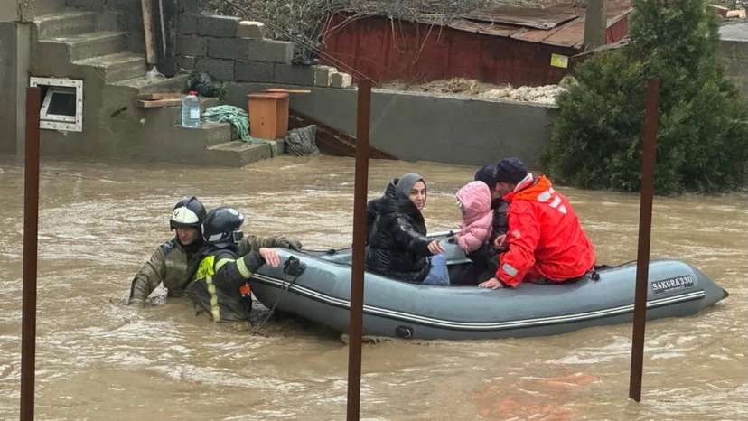 Flood in the Russia’s republic of Dagestan