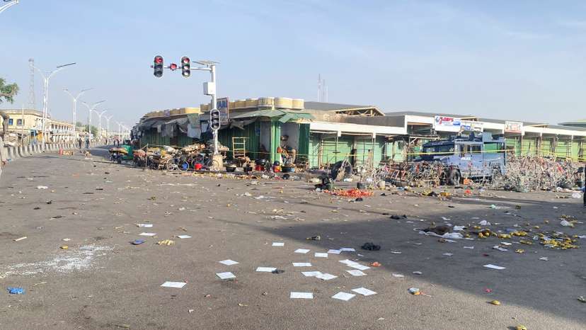 The morning after multiple blasts were heard across northeast Nigeria’s Maiduguri city