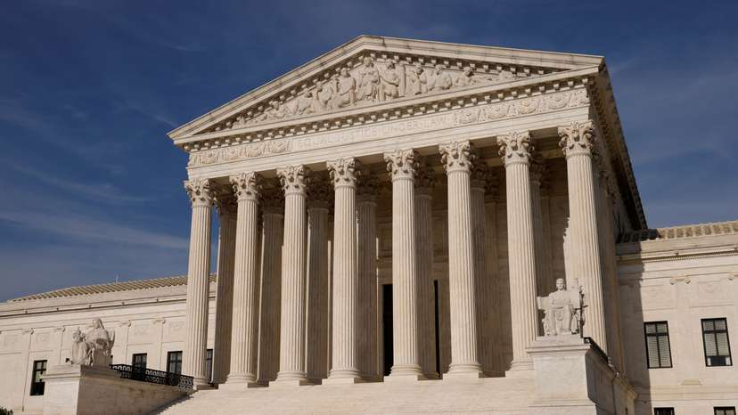 The U.S. Supreme Court building in Washington