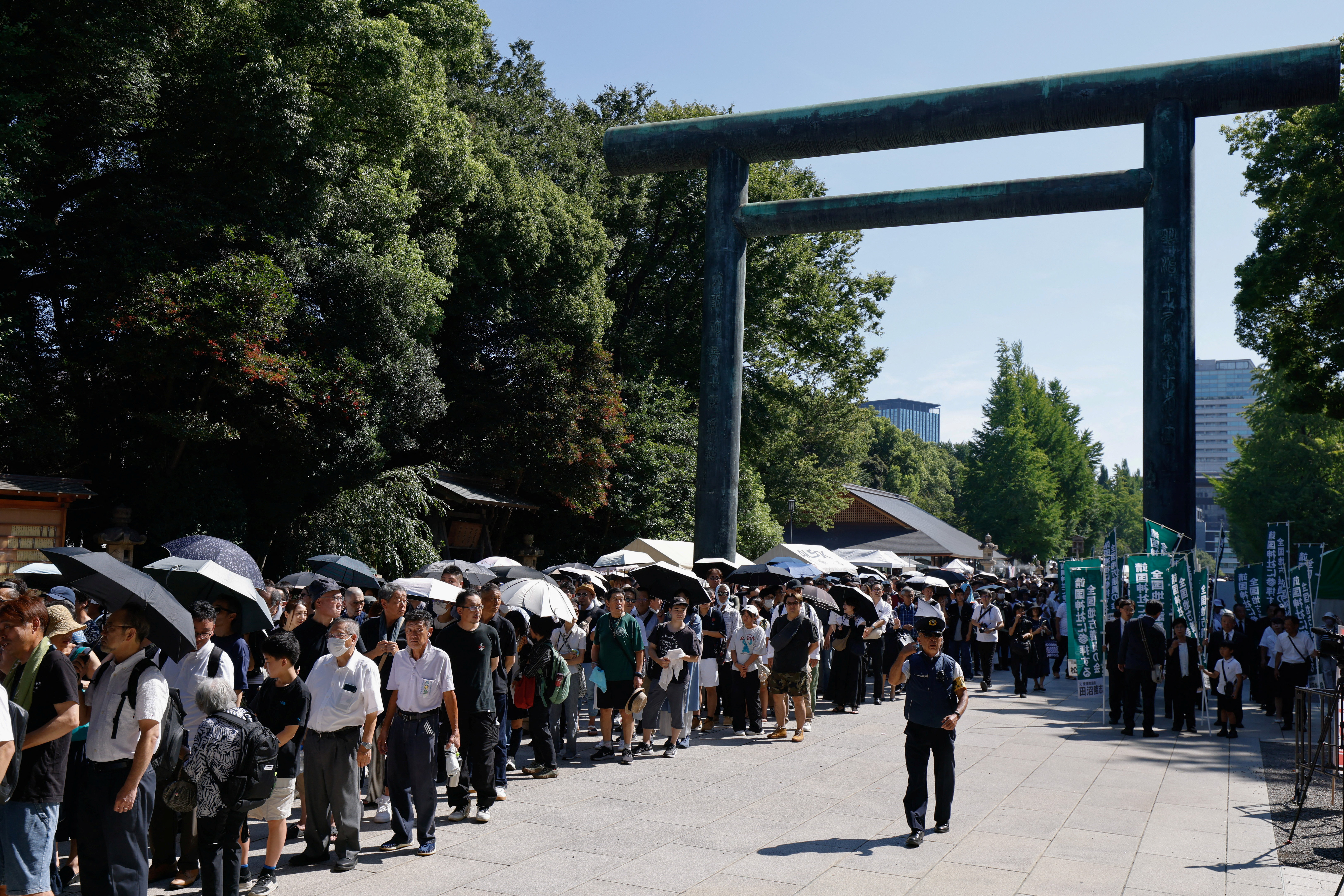 80th anniversary of Japan's surrender in World War Two, in Tokyo