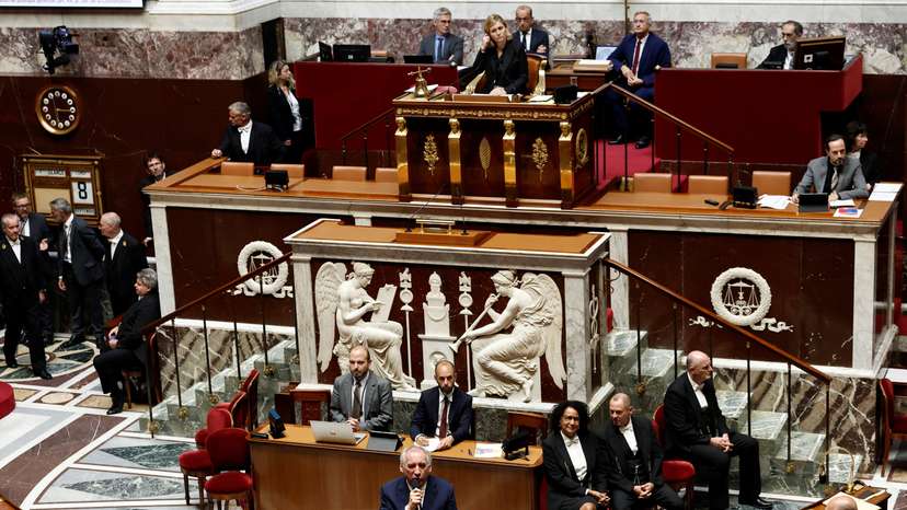 French PM faces vote of confidence in parliament in Paris