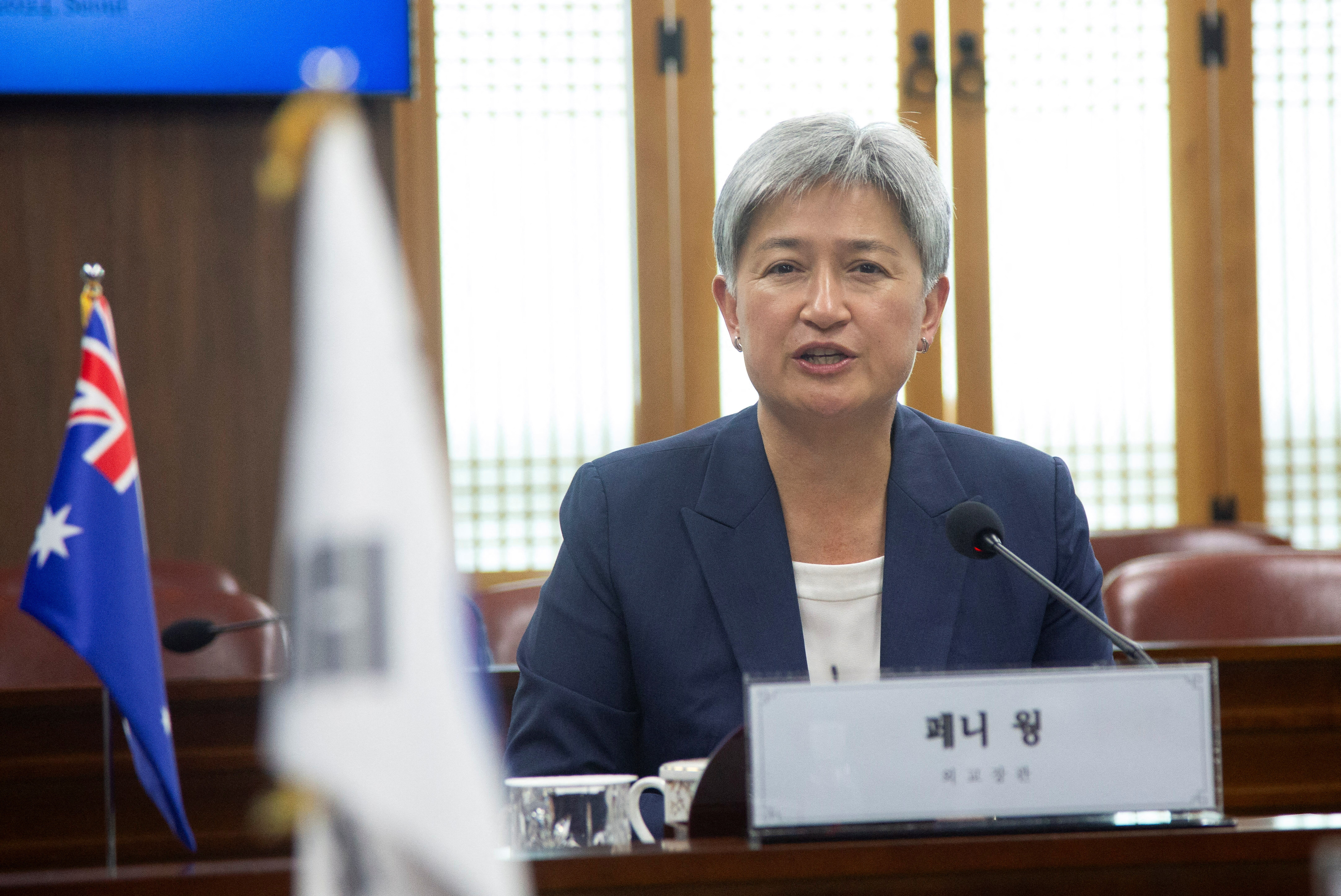 Australian Foreign Minister Penny Wong visits in Seoul