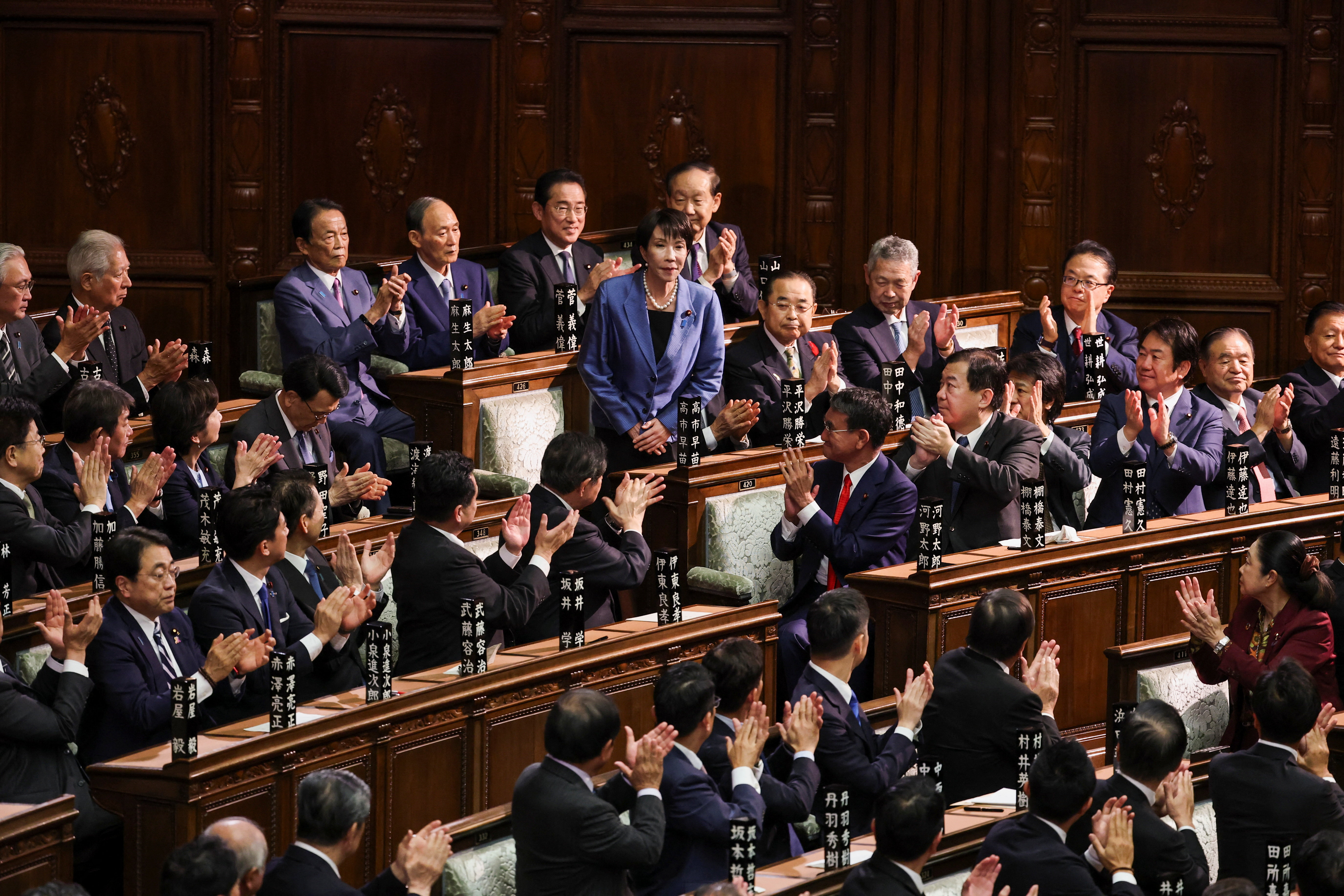 Japanese lawmakers vote to elect the new prime minister, in Tokyo