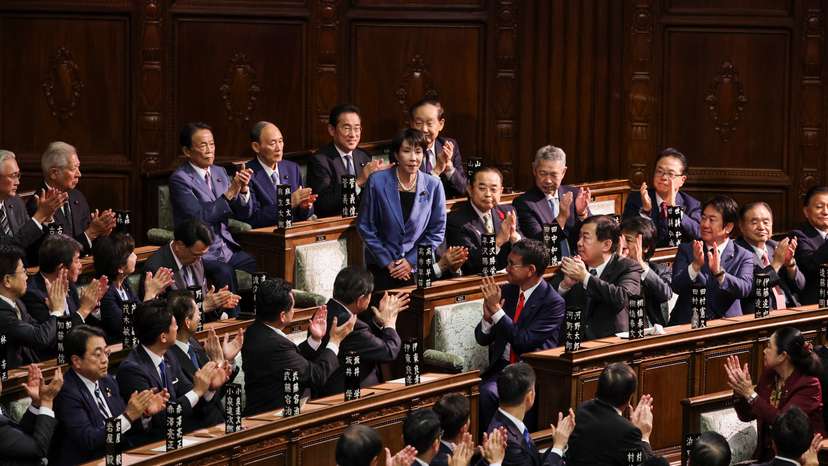 Japanese lawmakers vote to elect the new prime minister, in Tokyo