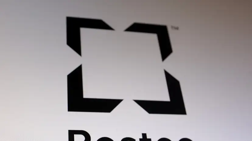Illustration shows Rostec logo