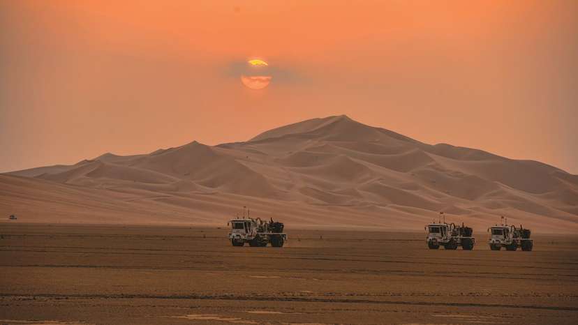 FILE PHOTO: View shows Saudi Aramco's Manifa oilfield