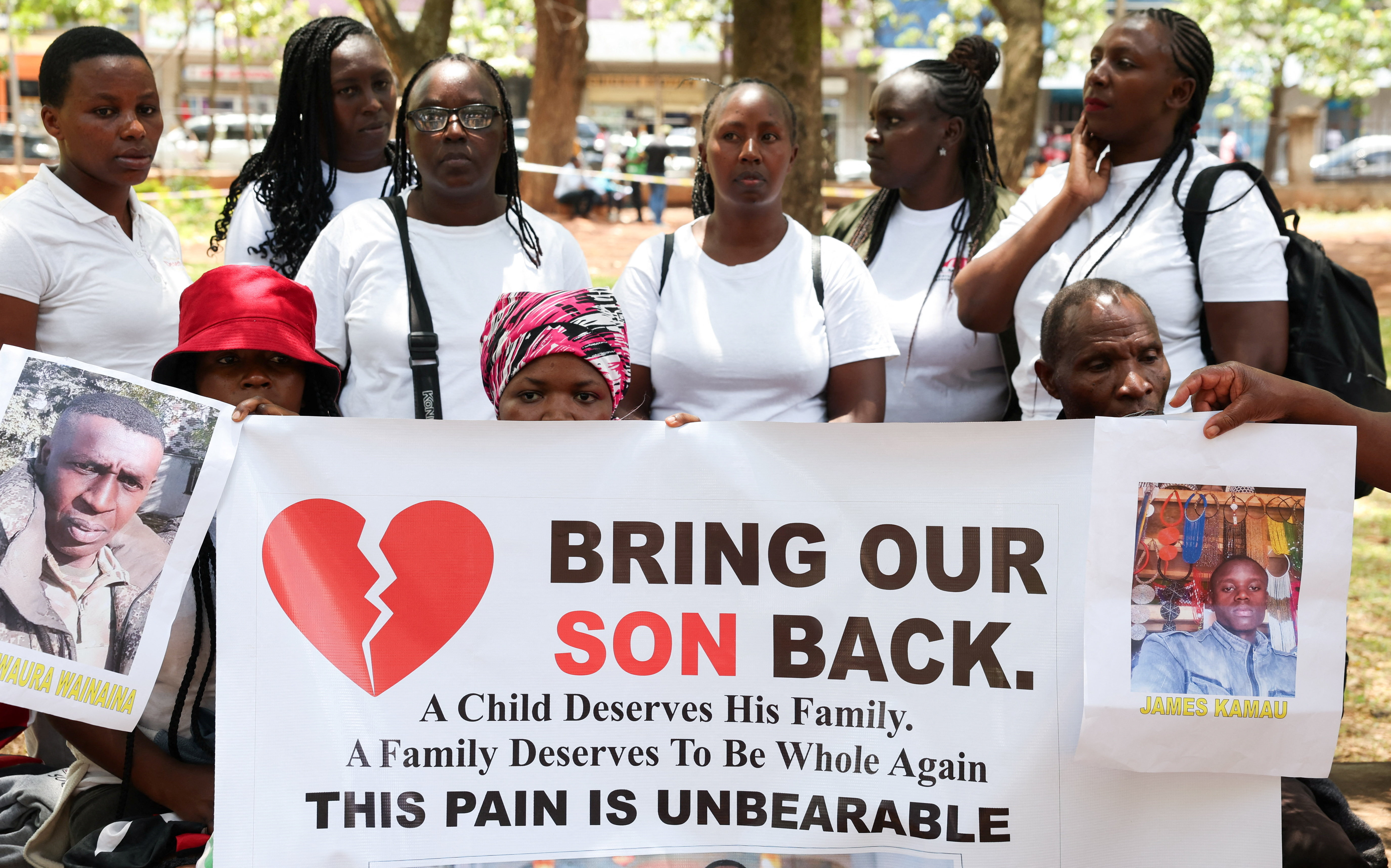 Families of Kenyans believed to be fighting for Russia in Ukraine demand their return