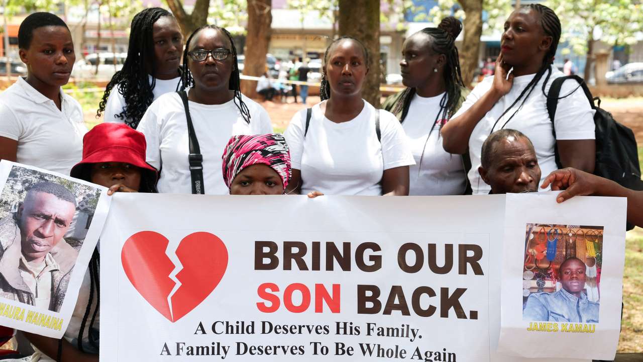Families of Kenyans believed to be fighting for Russia in Ukraine demand their return