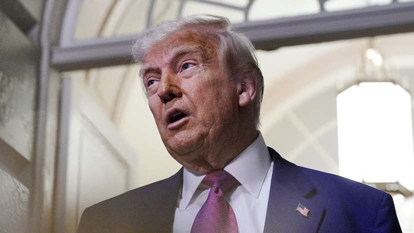 FILE PHOTO: U.S. President Trump attends a closed House Republican Conference meeting on Capitol Hill in Washington
