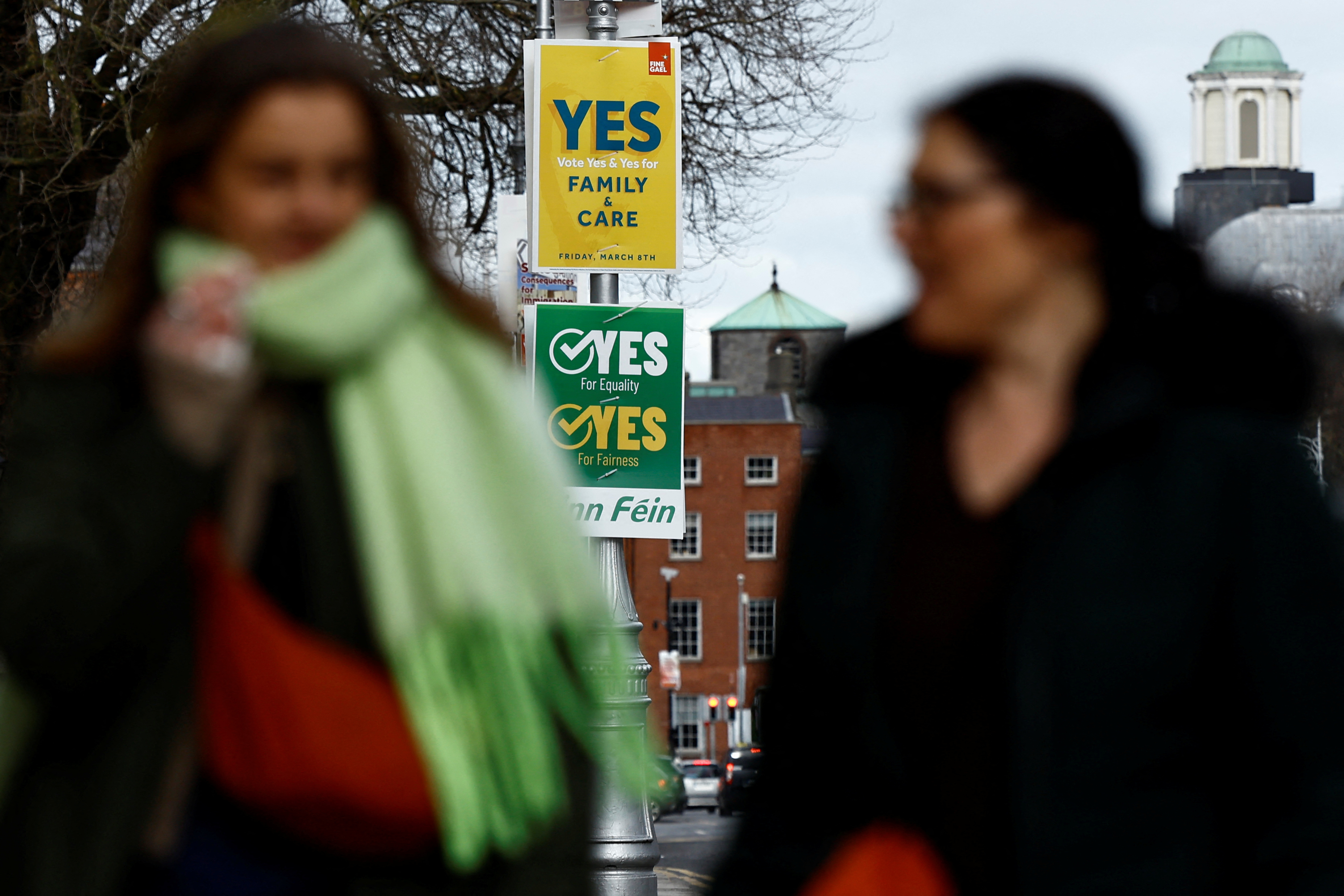 Upcoming referendum called the Family Amendment and the Care Amendment, in Ireland