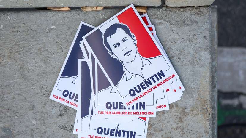 A march in tribute to Quentin Deranque organised by several far-right movements in Lyon
