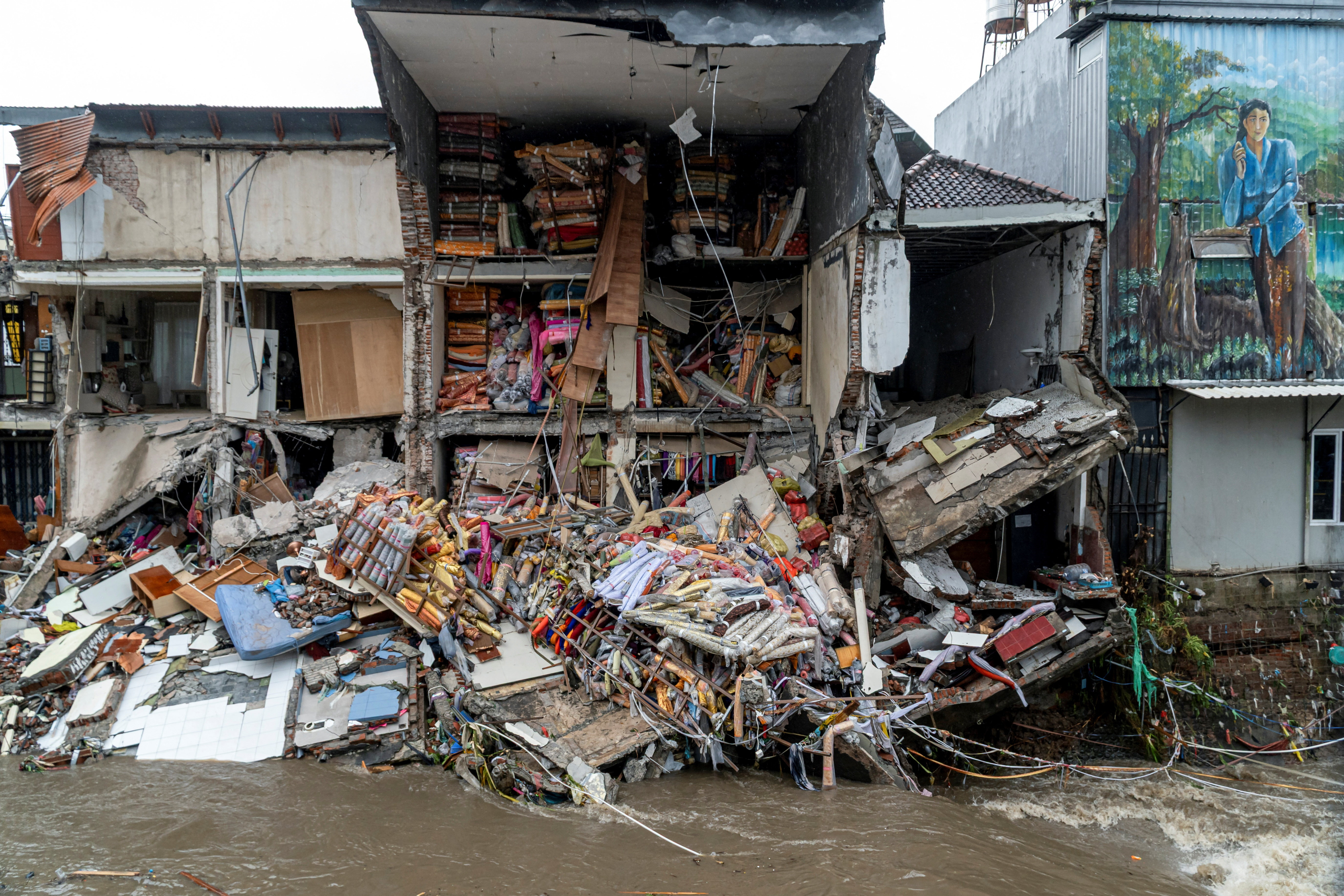 Floods hit Bali