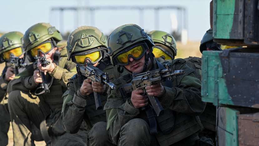 Russian recruits undergo combat training in Rostov region