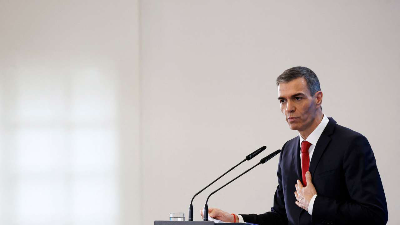 Spain's PM Sanchez holds year-end balance news briefing in Madrid