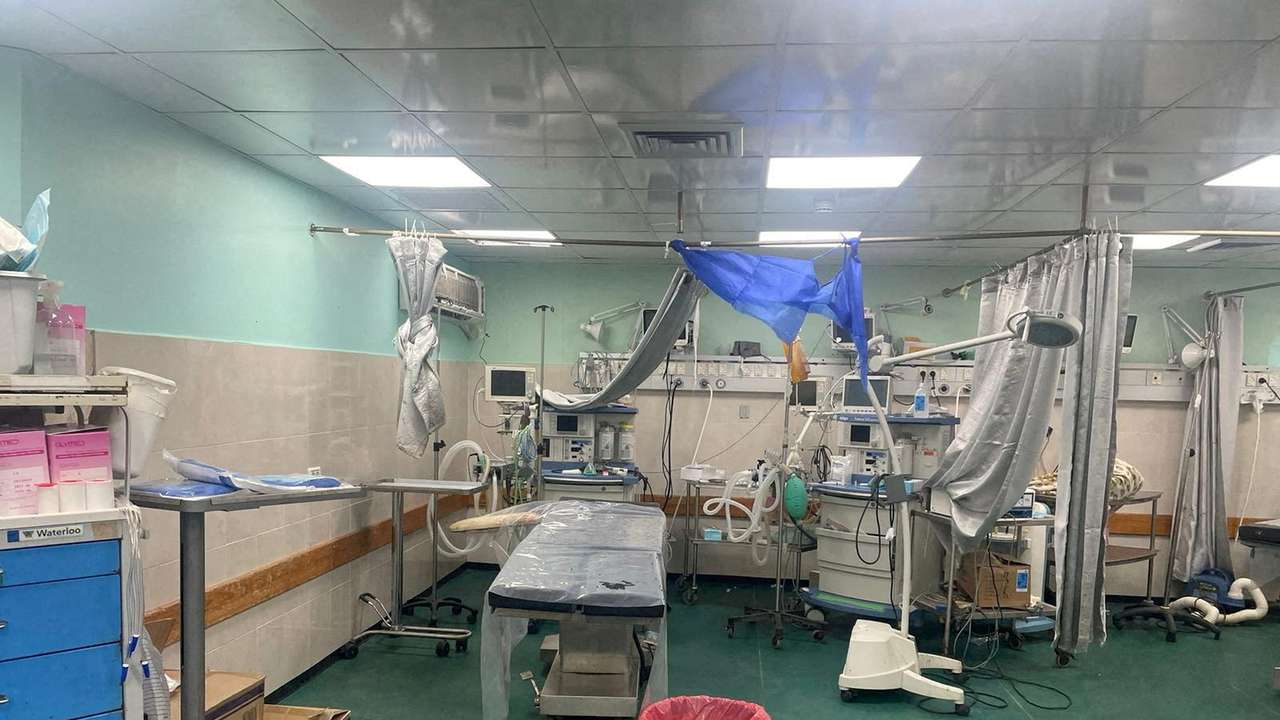 FILE PHOTO: Scenes from Al Shifa hospital amid Israel's ground operation in Gaza City