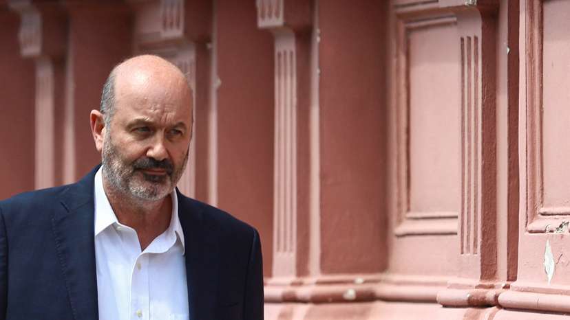 Argentine economist Federico Sturzenegger leaves the Casa Rosada