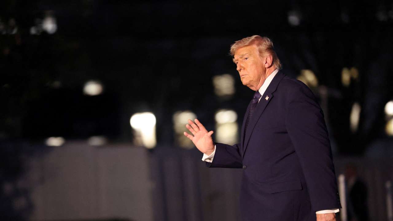 U.S. President Trump at the White House