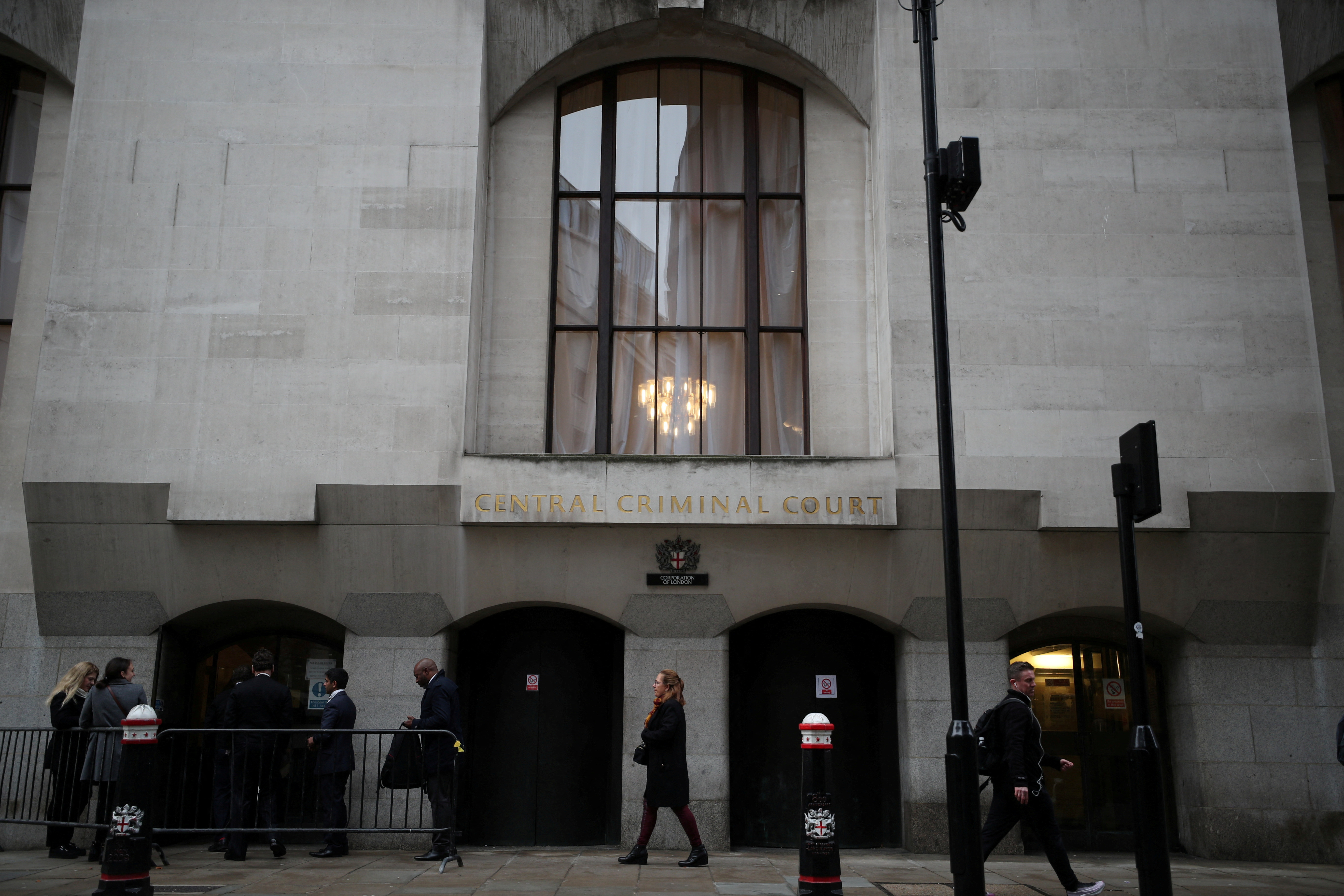 FILE PHOTO: General view shows Old Bailey central criminal court in London