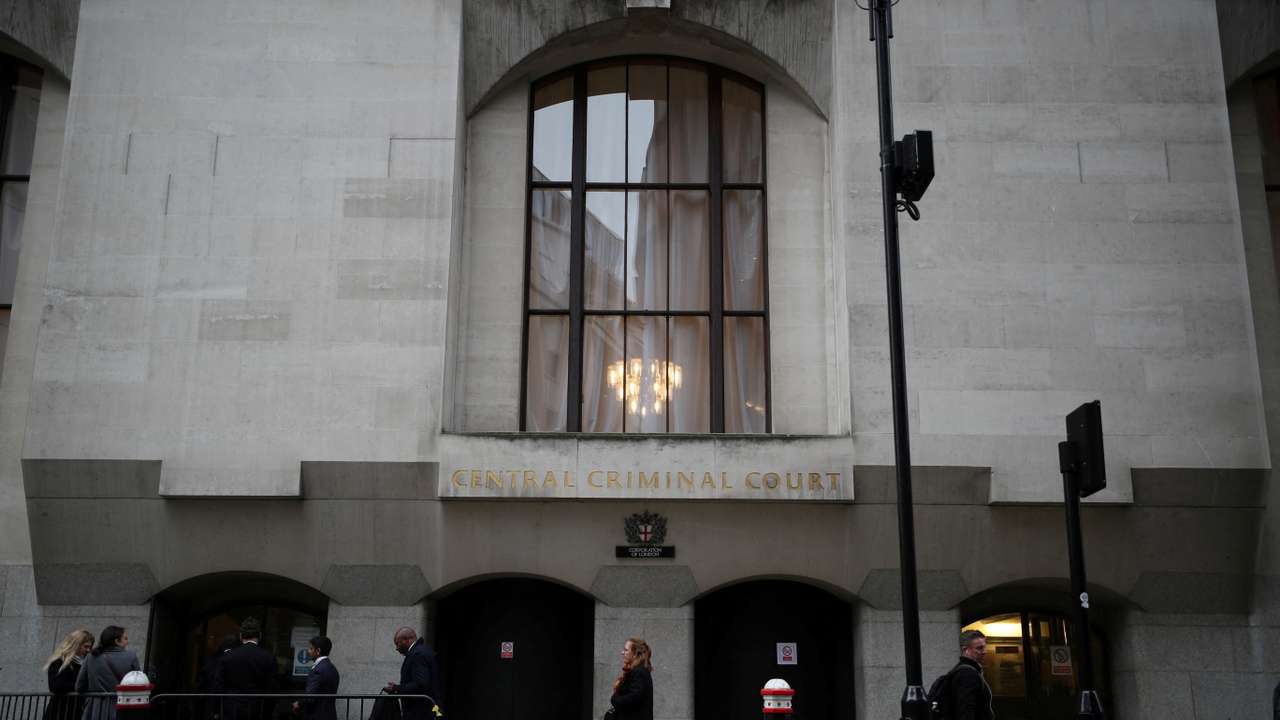 FILE PHOTO: General view shows Old Bailey central criminal court in London