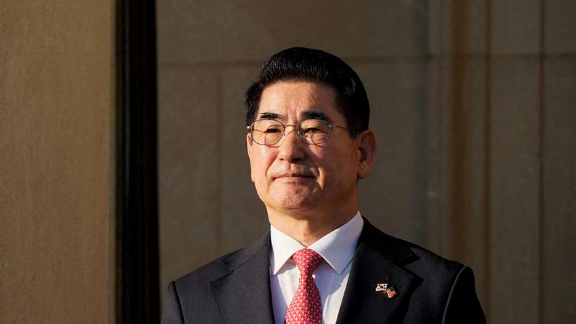 FILE PHOTO: U.S. Defense Secretary Austin meets with South Korea's Defense Minister Yong-hyun, in Washington