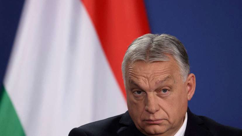 FILE PHOTO: Hungarian PM Orban and North Macedonian PM Mickoski meet in Budapest