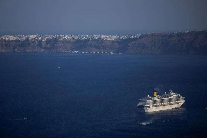 FILE PHOTO: Greece's Santorini struggles under pressure of mass tourism
