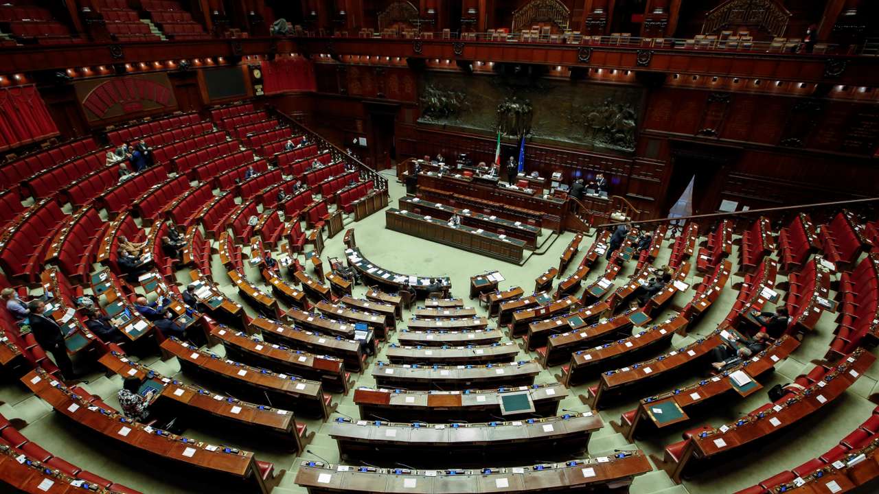Confidence vote over Italy's 2021 budget, in Rome