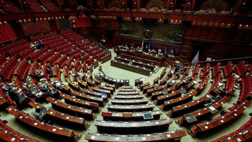 Confidence vote over Italy's 2021 budget, in Rome