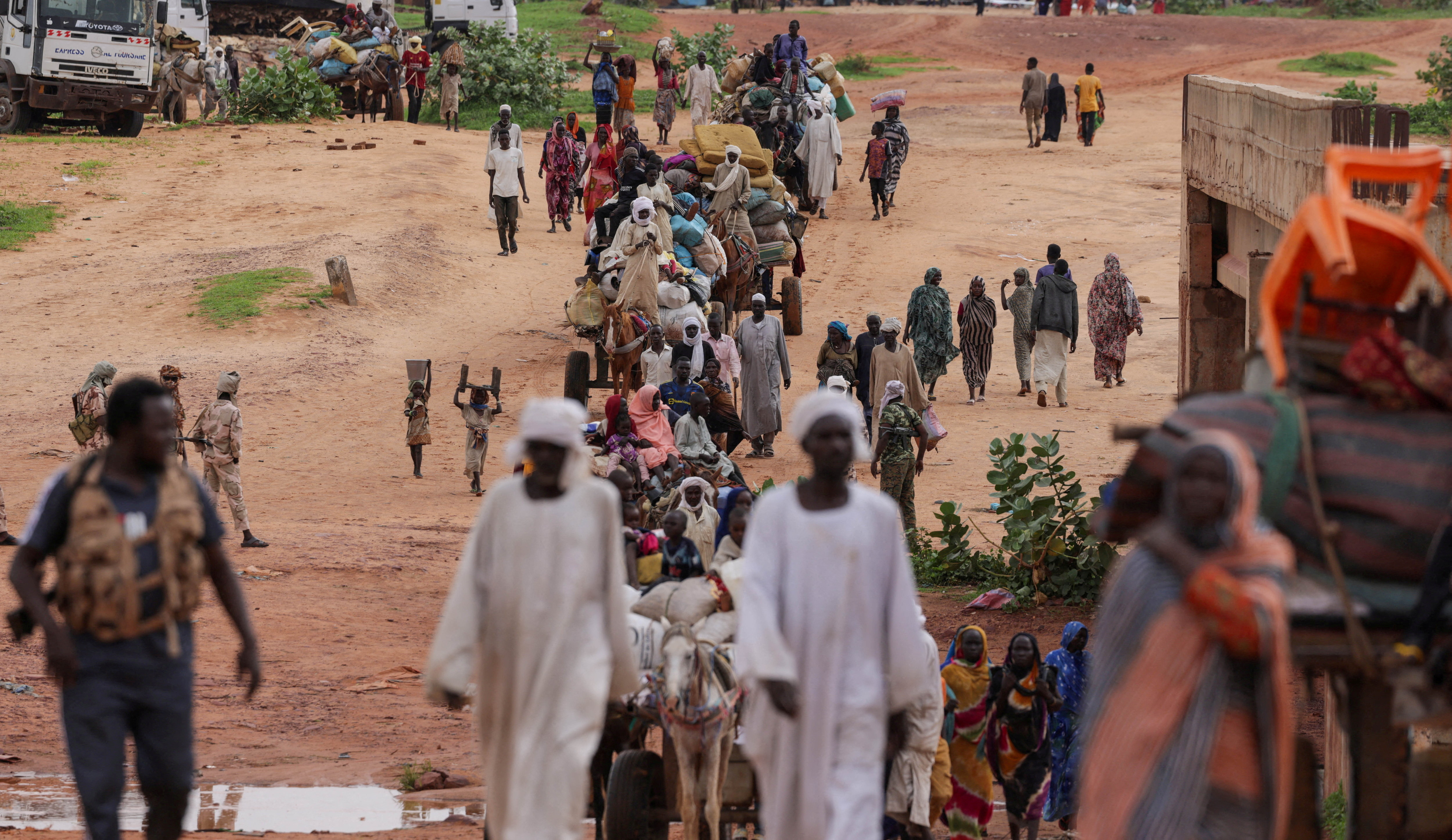 Fleeing Sudanese seek refuge in Chad